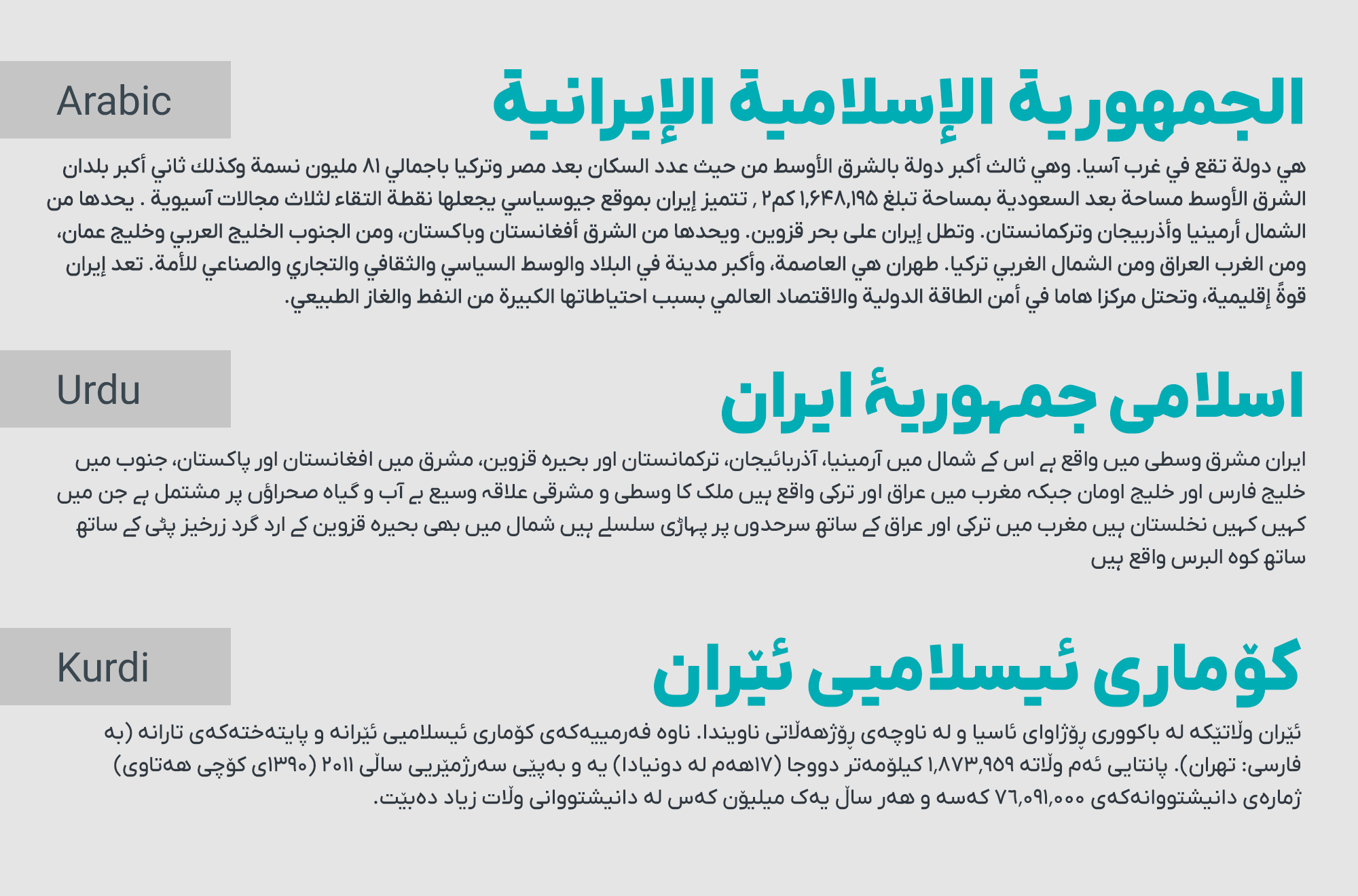 فونت ایرانیکان
