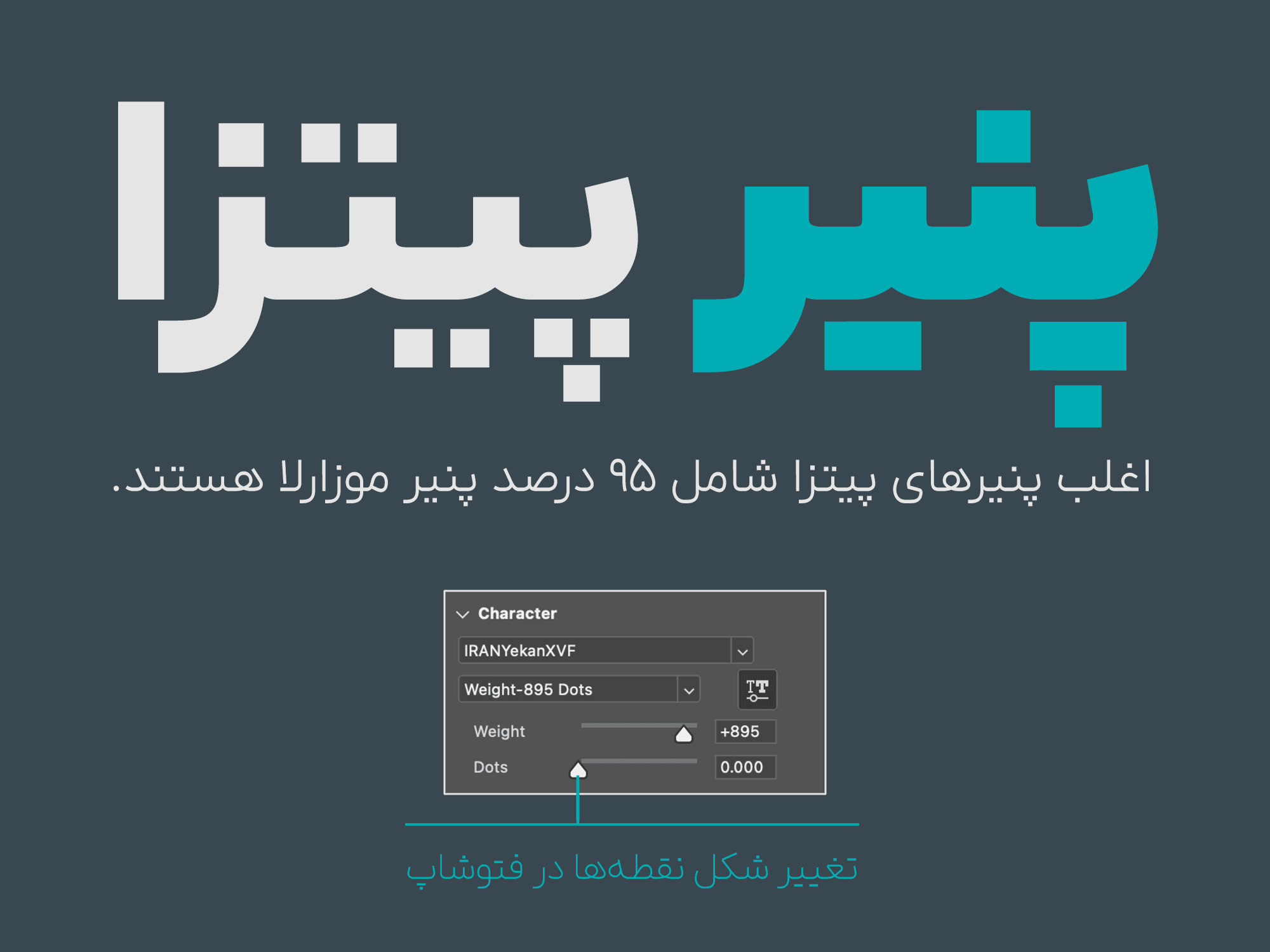 فونت ایرانیکان