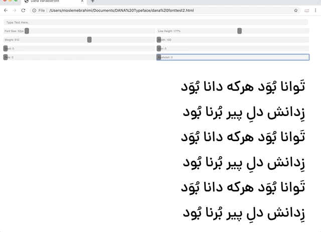 در نسخه ۲ فونت دانا چه مشکلاتی رفع شده است؟