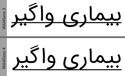 در نسخه ۴ فونت ایران سنس (IRANSans4) چه چیزی جدید است؟