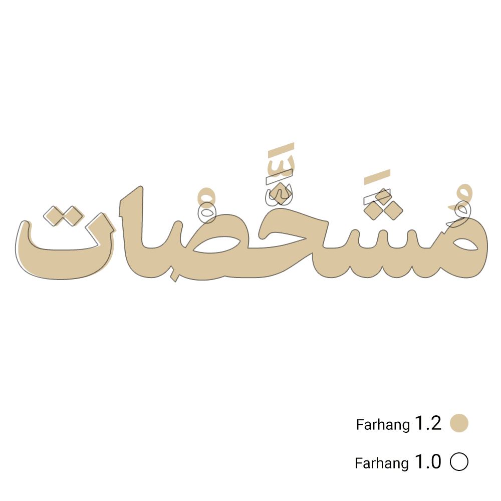 در نسخه ۱.۲ فونت فرهنگ چه مواردی اصلاح شده است.