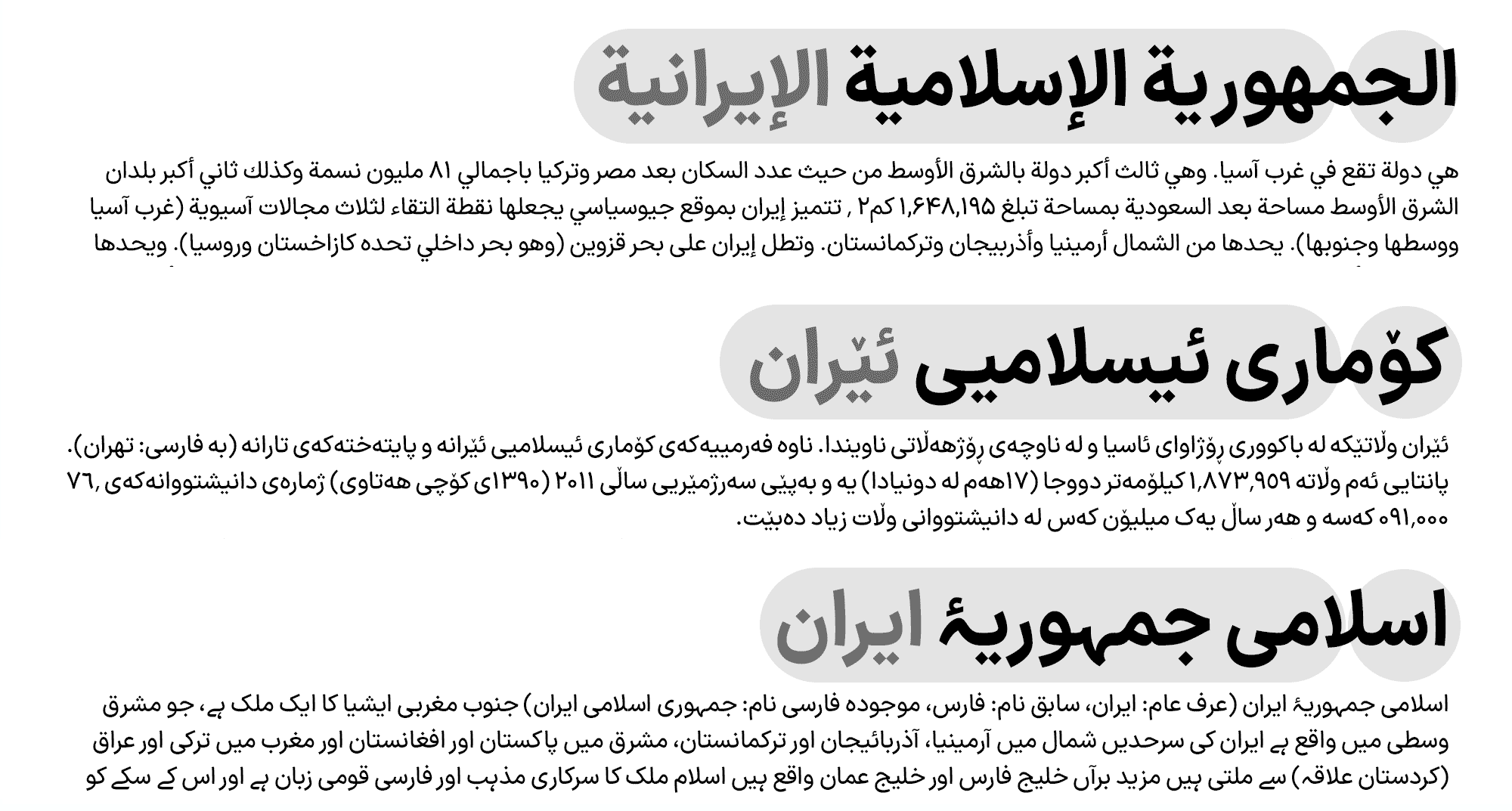فونت ایران&zwnj;سنس