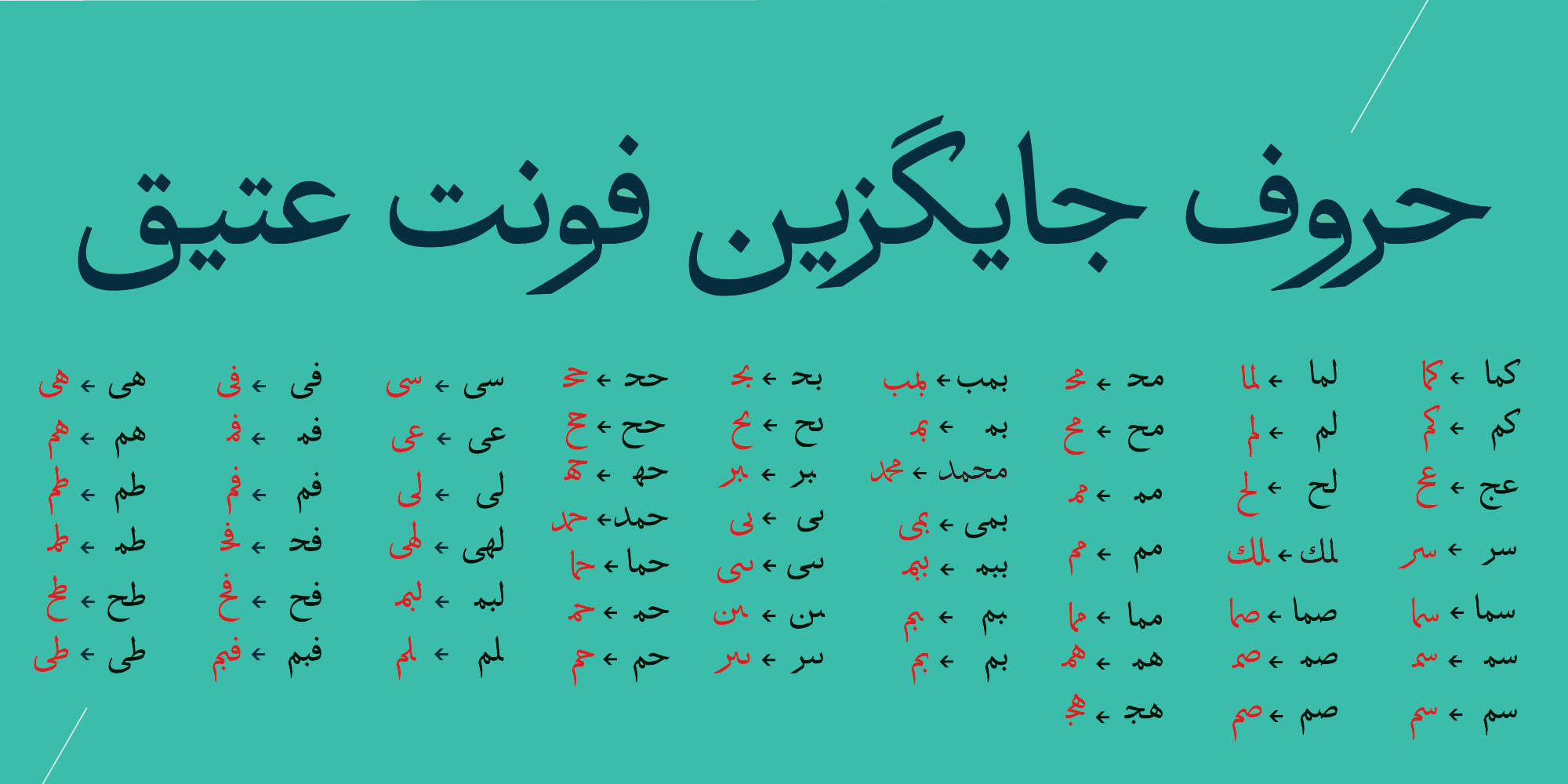 فونت عتیق